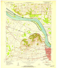 Owensboro West Kentucky Historical topographic map, 1:24000 scale, 7.5 X 7.5 Minute, Year 1952
