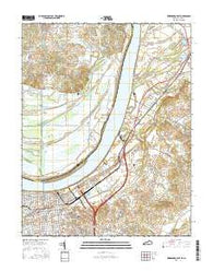 Owensboro East Kentucky Current topographic map, 1:24000 scale, 7.5 X 7.5 Minute, Year 2016
