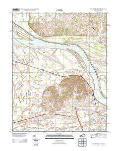 Owensboro West Kentucky Historical topographic map, 1:24000 scale, 7.5 X 7.5 Minute, Year 2013
