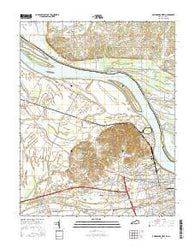 Owensboro West Kentucky Current topographic map, 1:24000 scale, 7.5 X 7.5 Minute, Year 2016