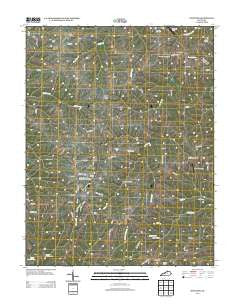 Owenton Kentucky Historical topographic map, 1:24000 scale, 7.5 X 7.5 Minute, Year 2013