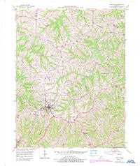 Owenton Kentucky Historical topographic map, 1:24000 scale, 7.5 X 7.5 Minute, Year 1950