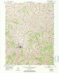 Owenton Kentucky Historical topographic map, 1:24000 scale, 7.5 X 7.5 Minute, Year 1950