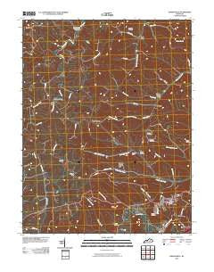 Owingsville Kentucky Historical topographic map, 1:24000 scale, 7.5 X 7.5 Minute, Year 2010