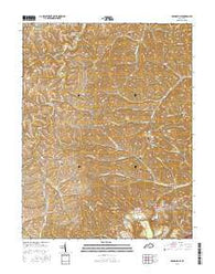 Owingsville Kentucky Current topographic map, 1:24000 scale, 7.5 X 7.5 Minute, Year 2016