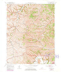 Owingsville Kentucky Historical topographic map, 1:24000 scale, 7.5 X 7.5 Minute, Year 1952