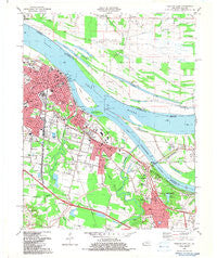 Paducah East Kentucky Historical topographic map, 1:24000 scale, 7.5 X 7.5 Minute, Year 1982