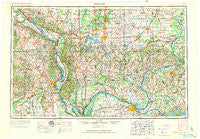 Paducah Kentucky Historical topographic map, 1:250000 scale, 1 X 2 Degree, Year 1949