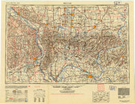 Paducah Kentucky Historical topographic map, 1:250000 scale, 1 X 2 Degree, Year 1949