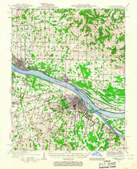 Paducah Kentucky Historical topographic map, 1:62500 scale, 15 X 15 Minute, Year 1926