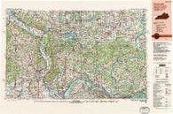 Paducah Kentucky Historical topographic map, 1:250000 scale, 1 X 2 Degree, Year 1987