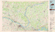 Paducah Kentucky Historical topographic map, 1:100000 scale, 30 X 60 Minute, Year 1984