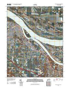 Paducah East Kentucky Historical topographic map, 1:24000 scale, 7.5 X 7.5 Minute, Year 2010