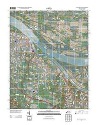 Paducah East Kentucky Historical topographic map, 1:24000 scale, 7.5 X 7.5 Minute, Year 2013