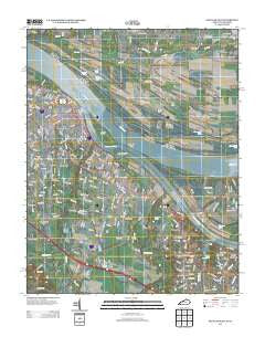 Paducah East Kentucky Historical topographic map, 1:24000 scale, 7.5 X 7.5 Minute, Year 2013