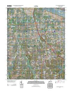Paducah West Kentucky Historical topographic map, 1:24000 scale, 7.5 X 7.5 Minute, Year 2013