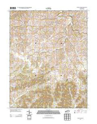 Paint Lick Kentucky Historical topographic map, 1:24000 scale, 7.5 X 7.5 Minute, Year 2013