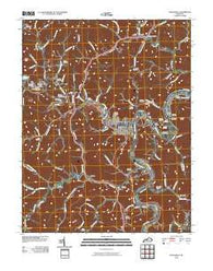 Paintsville Kentucky Historical topographic map, 1:24000 scale, 7.5 X 7.5 Minute, Year 2010