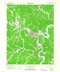 Paintsville Kentucky Historical topographic map, 1:24000 scale, 7.5 X 7.5 Minute, Year 1962