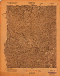 Paintsville Kentucky Historical topographic map, 1:48000 scale, 15 X 15 Minute, Year 1915
