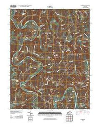 Palmer Kentucky Historical topographic map, 1:24000 scale, 7.5 X 7.5 Minute, Year 2010