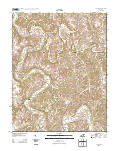 Palmer Kentucky Historical topographic map, 1:24000 scale, 7.5 X 7.5 Minute, Year 2013
