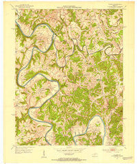Palmer Kentucky Historical topographic map, 1:24000 scale, 7.5 X 7.5 Minute, Year 1952