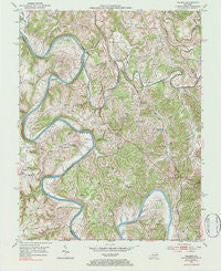 Palmer Kentucky Historical topographic map, 1:24000 scale, 7.5 X 7.5 Minute, Year 1952