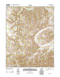 Panola Kentucky Historical topographic map, 1:24000 scale, 7.5 X 7.5 Minute, Year 2013