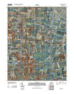 Panther Kentucky Historical topographic map, 1:24000 scale, 7.5 X 7.5 Minute, Year 2010
