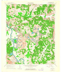 Paradise Kentucky Historical topographic map, 1:24000 scale, 7.5 X 7.5 Minute, Year 1963