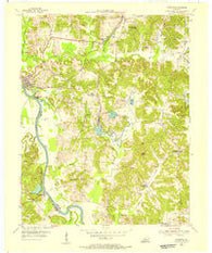 Paradise Kentucky Historical topographic map, 1:24000 scale, 7.5 X 7.5 Minute, Year 1954