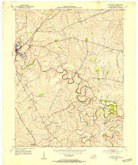 Paris East Kentucky Historical topographic map, 1:24000 scale, 7.5 X 7.5 Minute, Year 1952
