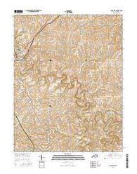 Paris East Kentucky Current topographic map, 1:24000 scale, 7.5 X 7.5 Minute, Year 2016