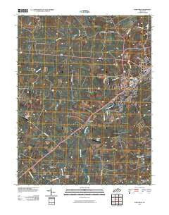 Paris West Kentucky Historical topographic map, 1:24000 scale, 7.5 X 7.5 Minute, Year 2010