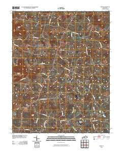 Park Kentucky Historical topographic map, 1:24000 scale, 7.5 X 7.5 Minute, Year 2010