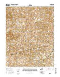 Park Kentucky Current topographic map, 1:24000 scale, 7.5 X 7.5 Minute, Year 2016