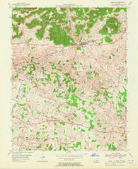 Park City Kentucky Historical topographic map, 1:24000 scale, 7.5 X 7.5 Minute, Year 1954