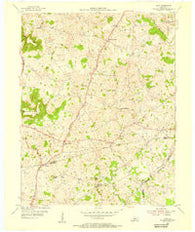 Park Kentucky Historical topographic map, 1:24000 scale, 7.5 X 7.5 Minute, Year 1954