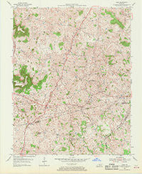 Park Kentucky Historical topographic map, 1:24000 scale, 7.5 X 7.5 Minute, Year 1954