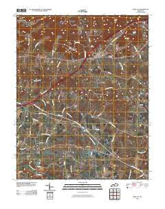 Park City Kentucky Historical topographic map, 1:24000 scale, 7.5 X 7.5 Minute, Year 2010