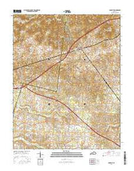 Park City Kentucky Current topographic map, 1:24000 scale, 7.5 X 7.5 Minute, Year 2016