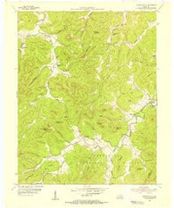 Parmleysville Kentucky Historical topographic map, 1:24000 scale, 7.5 X 7.5 Minute, Year 1954