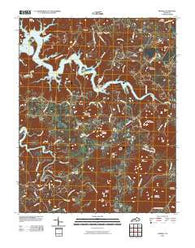 Parnell Kentucky Historical topographic map, 1:24000 scale, 7.5 X 7.5 Minute, Year 2010