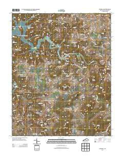 Parnell Kentucky Historical topographic map, 1:24000 scale, 7.5 X 7.5 Minute, Year 2013