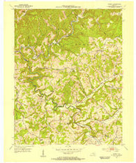 Parrot Kentucky Historical topographic map, 1:24000 scale, 7.5 X 7.5 Minute, Year 1953
