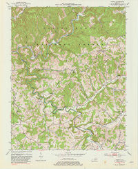 Parrot Kentucky Historical topographic map, 1:24000 scale, 7.5 X 7.5 Minute, Year 1953