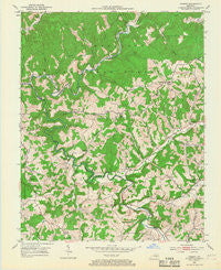 Parrot Kentucky Historical topographic map, 1:24000 scale, 7.5 X 7.5 Minute, Year 1953