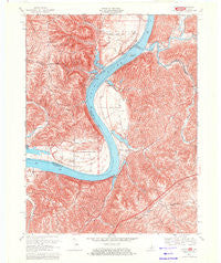 Patriot Indiana Historical topographic map, 1:24000 scale, 7.5 X 7.5 Minute, Year 1969