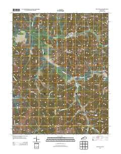 Pellville Kentucky Historical topographic map, 1:24000 scale, 7.5 X 7.5 Minute, Year 2013